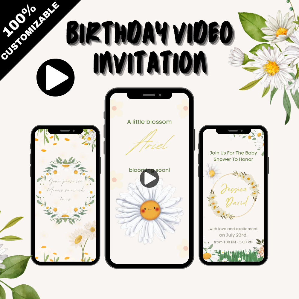 Baby Shower Video Invitation