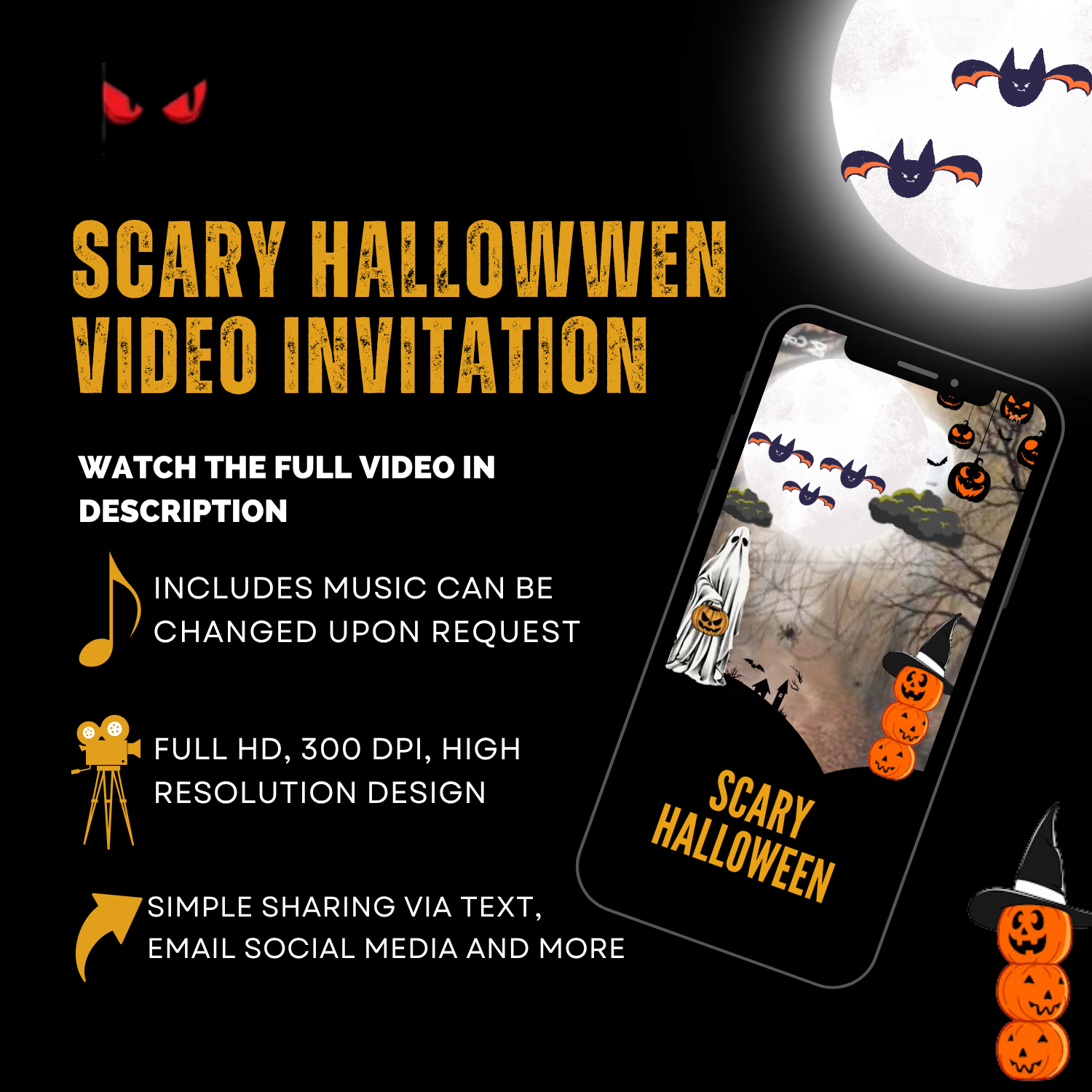 Halloween Video Invitation