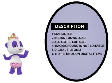 Word Party Birthday Card Invitation for Kids – Personalized Digital Card Invite for a Fun