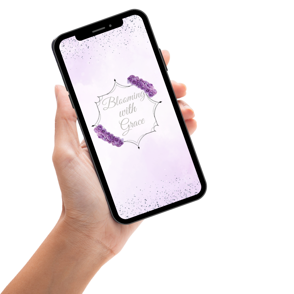 Lavender, White &amp; Silver Quinceañera Princess Video Invitation – Elegant Digital Party Invite