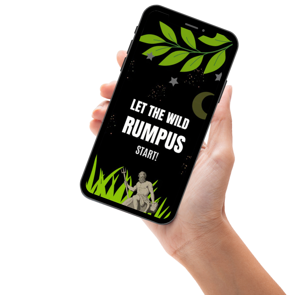 Wild Things Theme Kids Birthday Party Video Invitation - Animated Party Digital invites