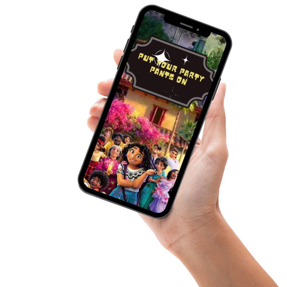 Magical Encanto Birthday Video Invitation - Custom Theme Birthday Digital Invite