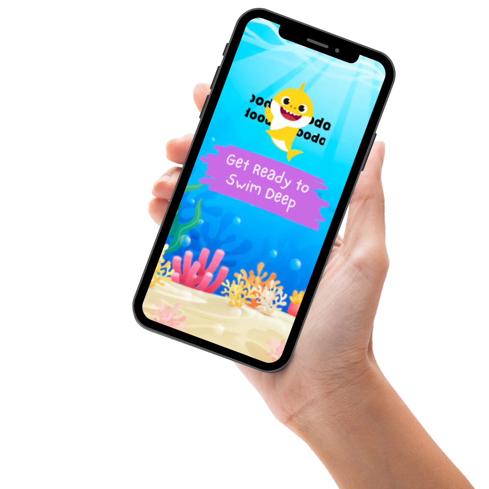 Baby Shark Kids Birthday Video Invitation – Animated Party Digital Invite for Kids