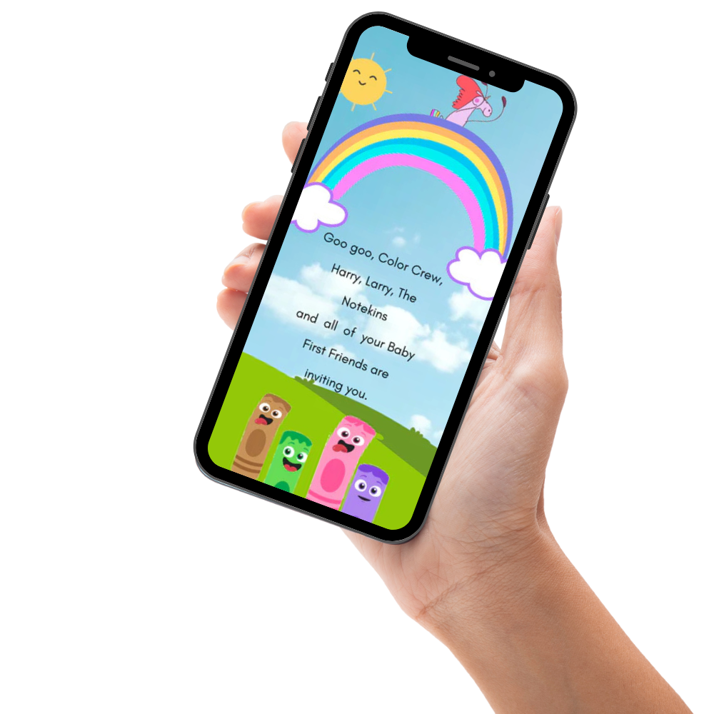 Fun Peek-a-Boo First Birthday Video Invitation – Personalized Digital Invite