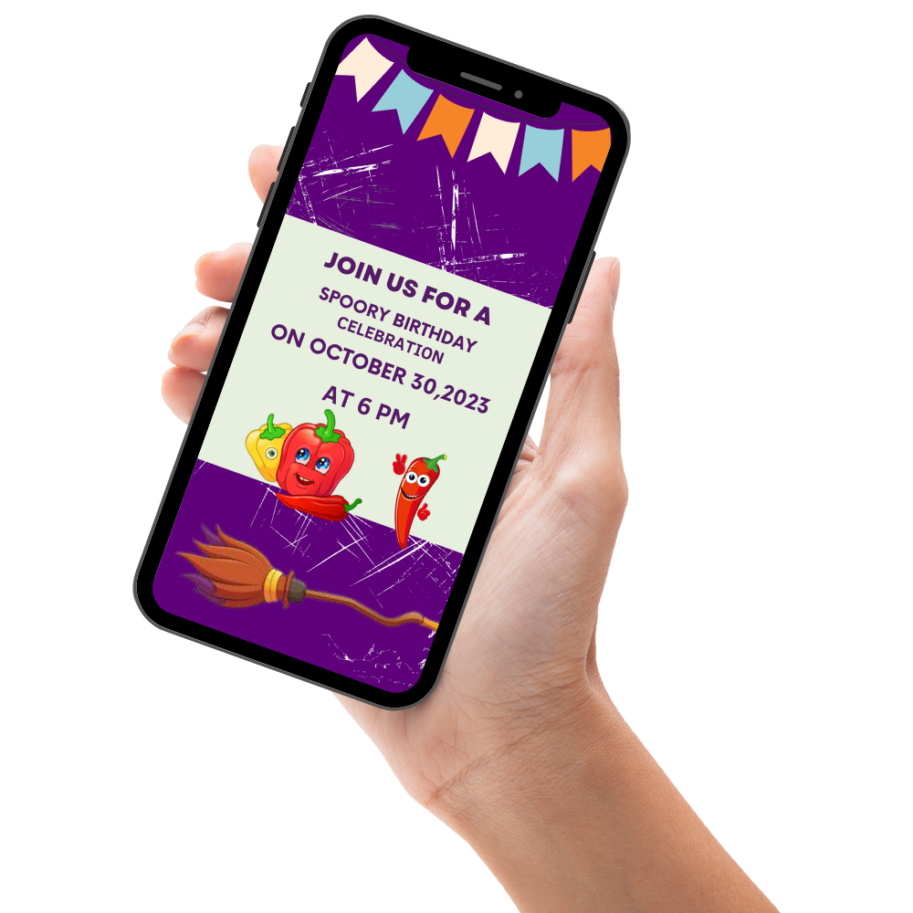 Hocus Pocus Halloween Party Video Invitation – Custom Magical Celebration Digital Invite