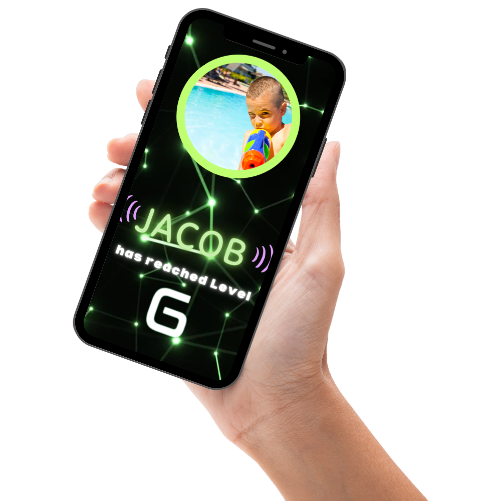 Kids Gaming Party Digital Invitation – Animated Video Game Theme Invite