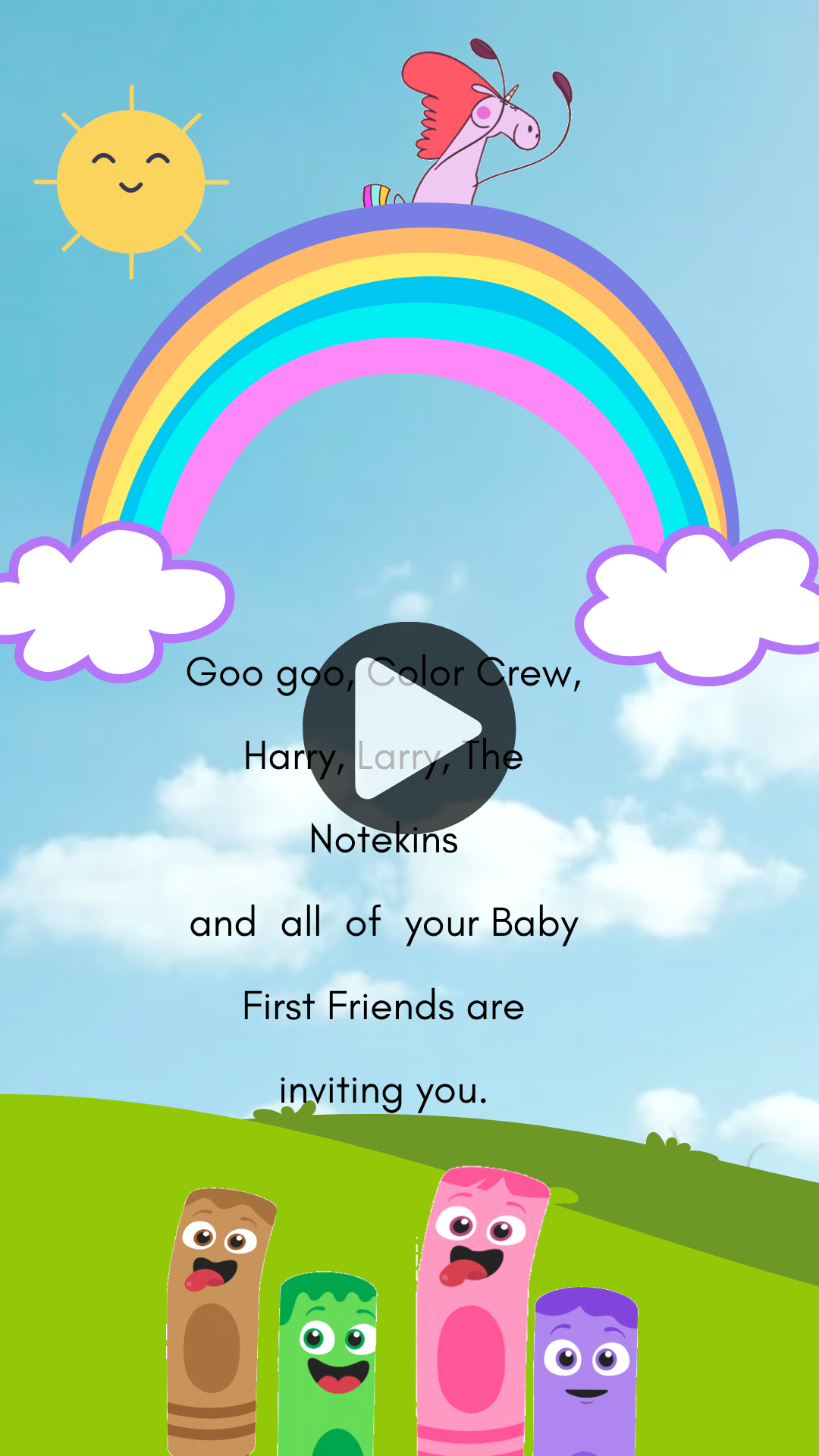 Fun Peek-a-Boo First Birthday Video Invitation – Personalized Digital Invite
