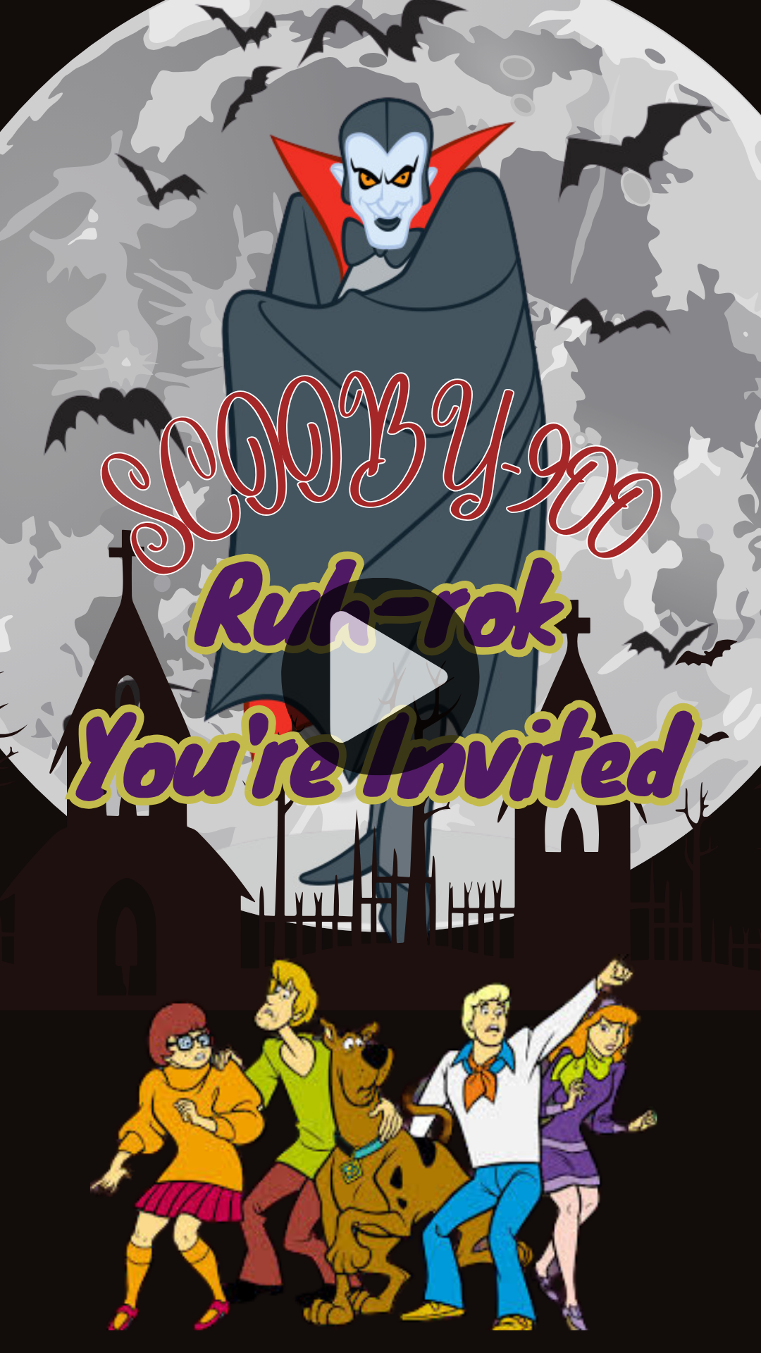 Scooby-Doo Birthday Video Invitation – Animated Mystery Themed Digital Invite