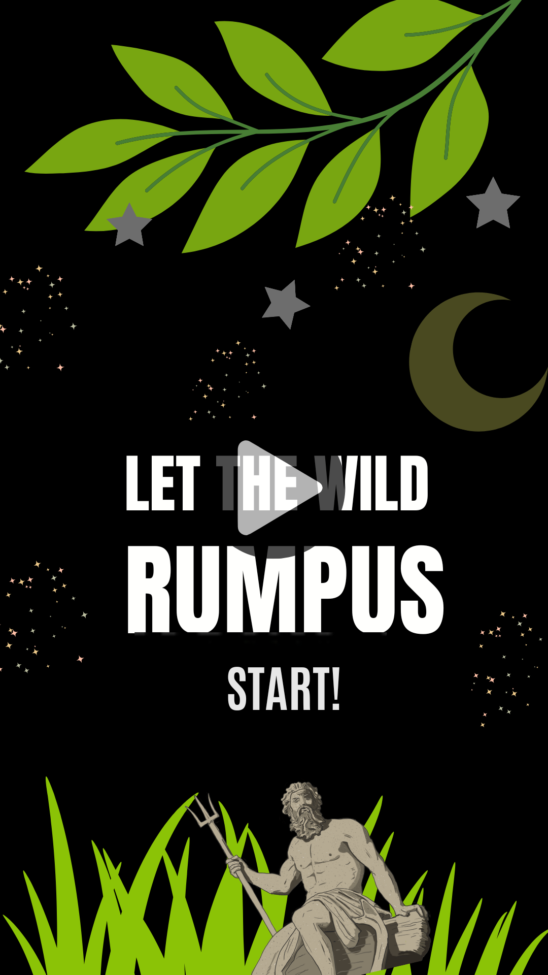 Wild Things Theme Kids Birthday Party Video Invitation - Animated Party Digital invites