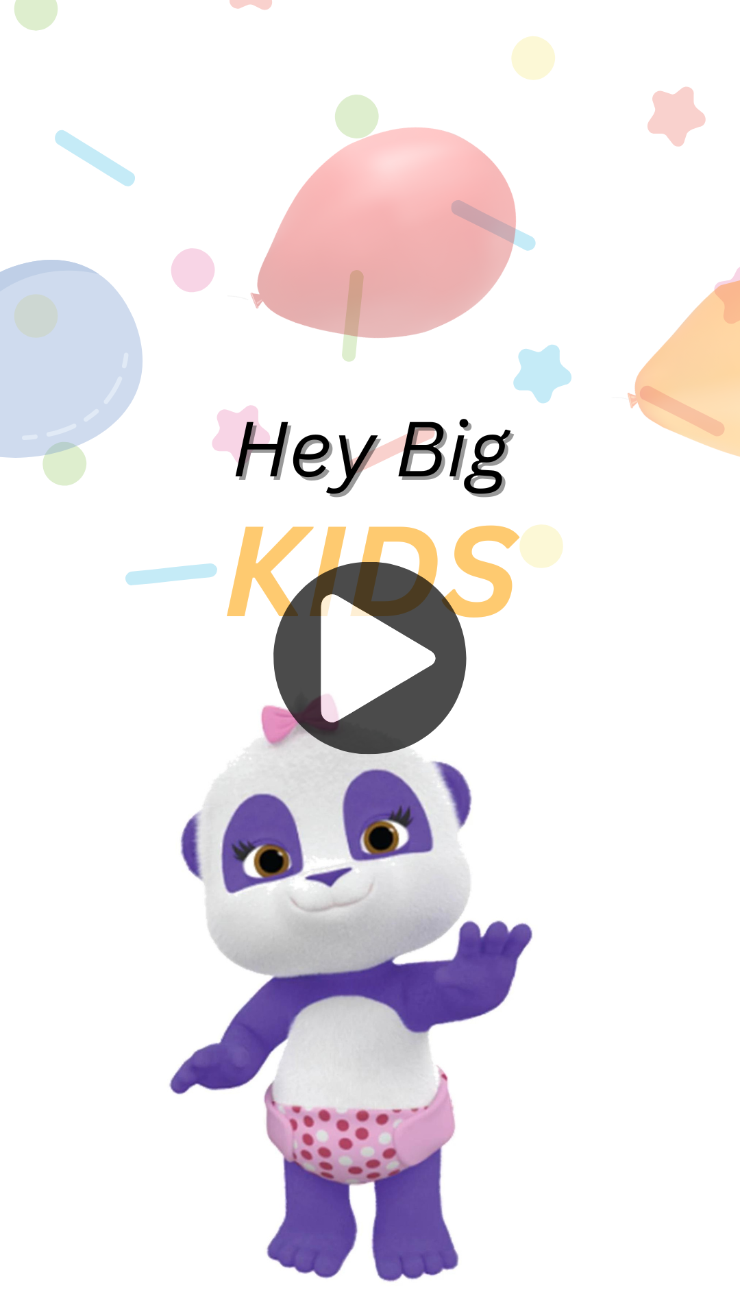 Custom Word Theme Party Video Invitation - Animated Digital Party Theme Invite