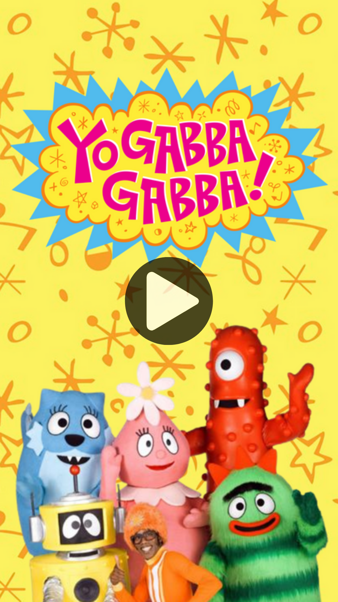 Yo Gabba Gabba Kids Birthday Digital Invitation – Colorful Theme Video Invite