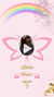 Pink Butterfly Theme Birthday Video Invitation – Whimsical & Sweet Digital Invite