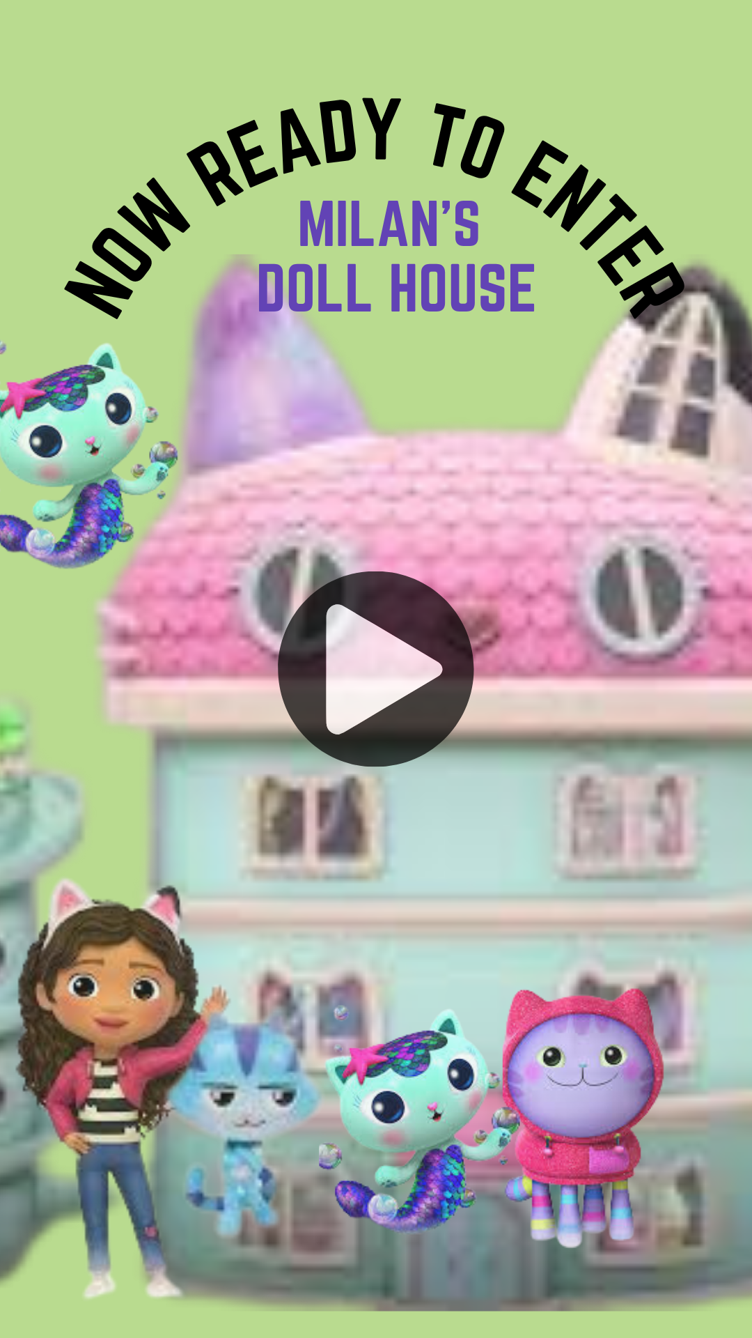 Gabby’s Dollhouse Birthday Video Invitation for Kids - Magical Animated Celebration