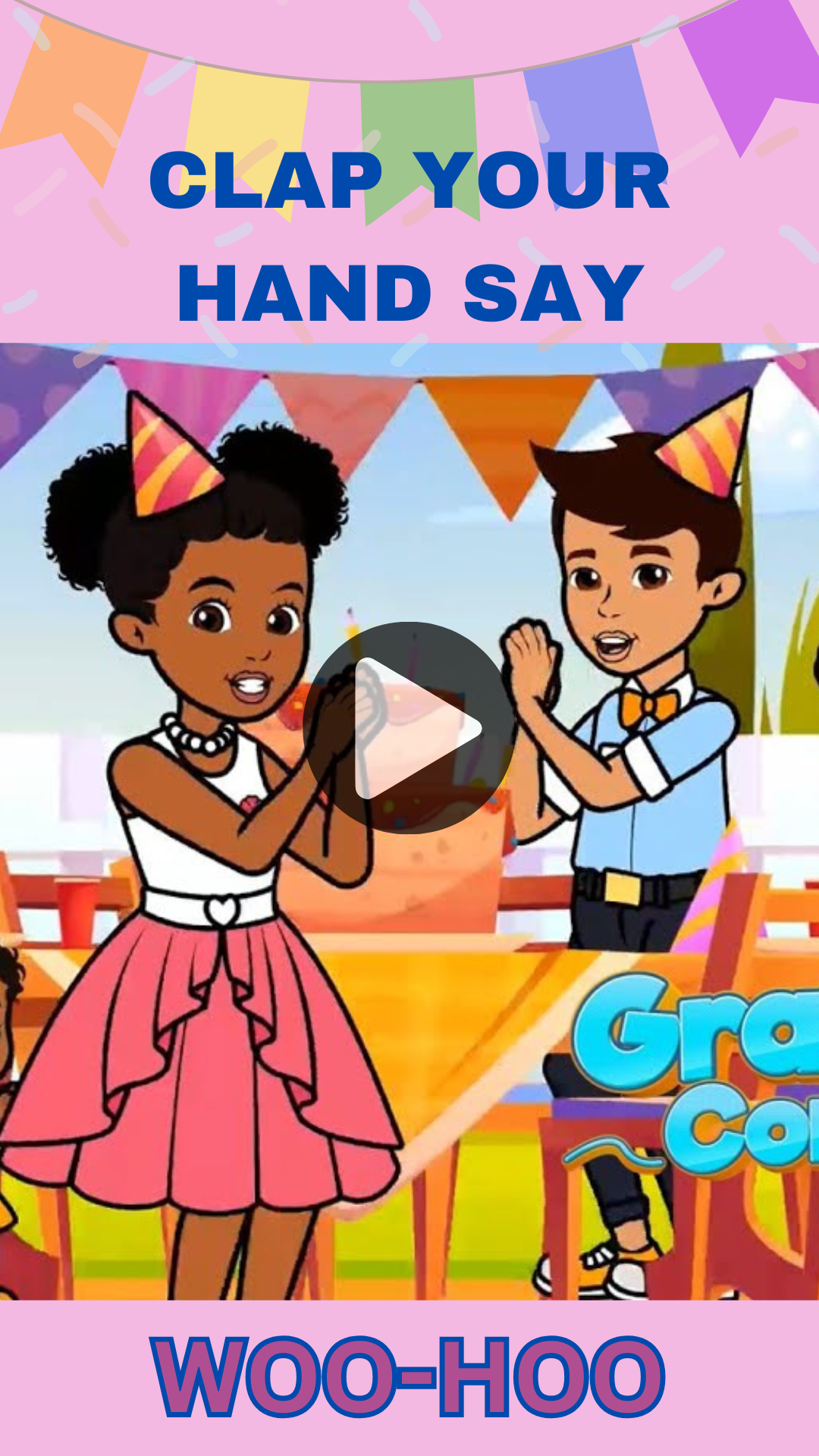 Magical Gracie Girl Birthday Party Video Invitation - Animated Video Invitation for Kids