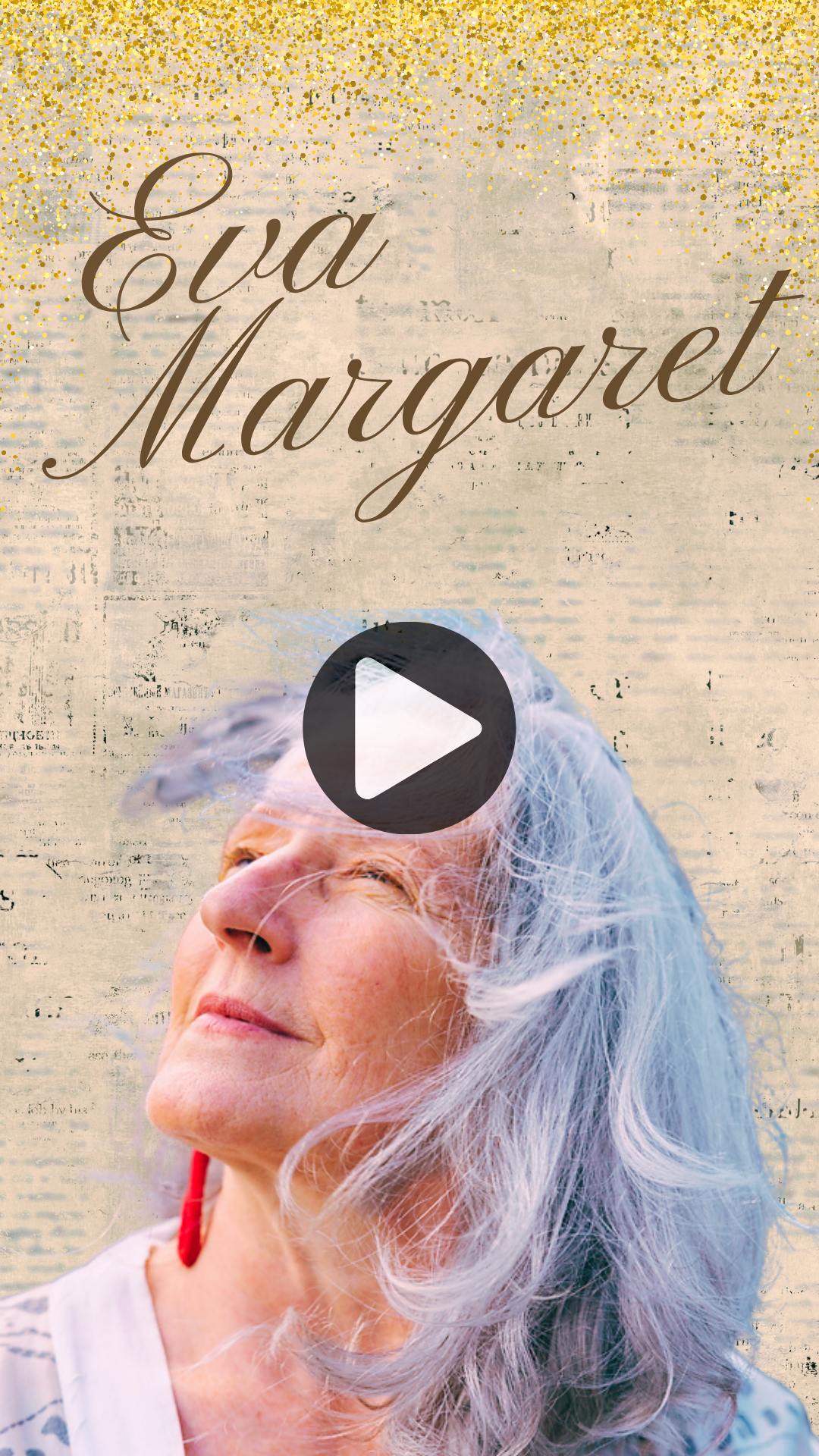 Hollywood Glam Adult Birthday Video Invitation - Hollywood Glam Theme Digital Party Invite