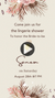 Boho Llama Bridal Shower Digital Invitation - Bohemian Bride to Be Animated Video Invitation