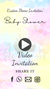 Personalized Baby Shower Invite – Customizable Theme Digital Video